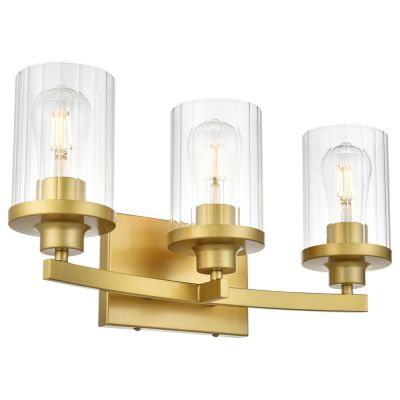 Huxe Sania Vanity Light - Color: Brass - Size: 3 light