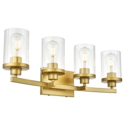 Huxe Sania Vanity Light - Color: Brass - Size: 4 light