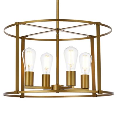 Huxe Anias Pendant Light - Color: Brass - Size: Small