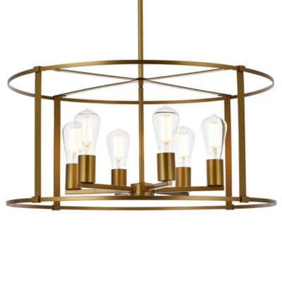 Huxe Anias Pendant Light - Color: Brass - Size: Large