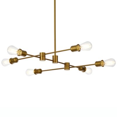 Huxe Xavi Chandelier - Color: Brass - Size: Large