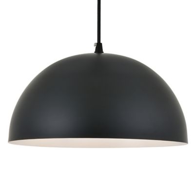 Huxe Forta Pendant Light - Color: Black - Size: Small