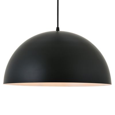 Huxe Forta Pendant Light - Color: Black - Size: Large