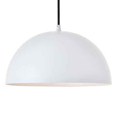 Huxe Forta Pendant Light - Color: White - Size: Small