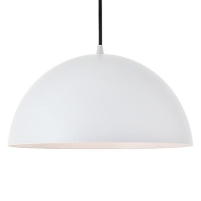 Huxe Forta Pendant Light - Color: White - Size: Medium