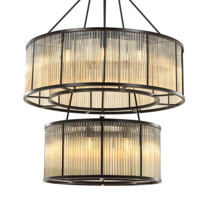 Eichholtz Bernardi Chandelier - Color: Bronze - Size: 20 light - 109638UL