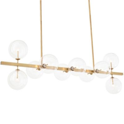 Eichholtz Largo Linear Chandelier Light - Color: Brass - 112078UL