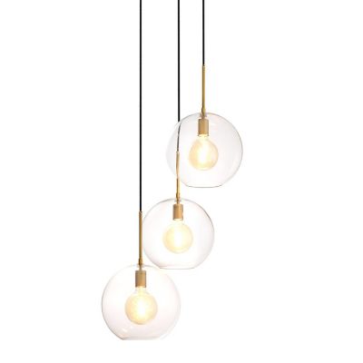 Eichholtz Tango Multi-Light Pendant Light - Color: Clear - Size: 3 light - 