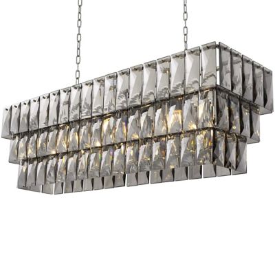 Eichholtz Amazone Linear Chandelier - Color: Clear - Size: 10 light - 11538