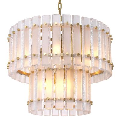 Eichholtz Blason Chandelier - Color: White - Size: 10 light - 115165UL