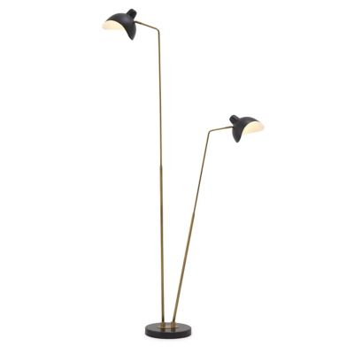 Eichholtz Asta Floor Lamp - Color: Black - Size: 2 light - 115462UL