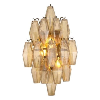 Eichholtz Benini Wall Lamp - Color: Clear - Size: 3 light - 115535UL