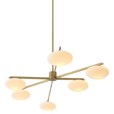 Eichholtz Evergreen Chandelier - Color: Brass - Size: Large - 116124UL