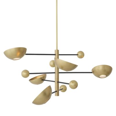 Eichholtz Salinas Chandelier - Color: Brass - Size: 5 light - 115245UL