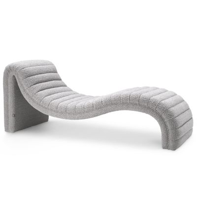 Eichholtz Pioneer Chaise Lounge Chair - Color: Grey - A116132