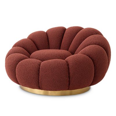 Eichholtz Swivel Chair Mello - Color: Red - A117102