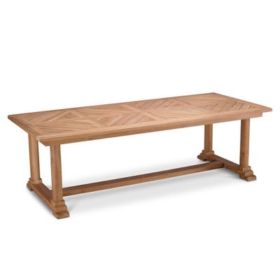 Eichholtz Bell Rive Outdoor Dining Table - Color: Brown - 117357