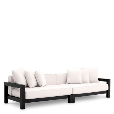 Eichholtz Cap-Antibes Outdoor Sofa - Color: Black - 115006