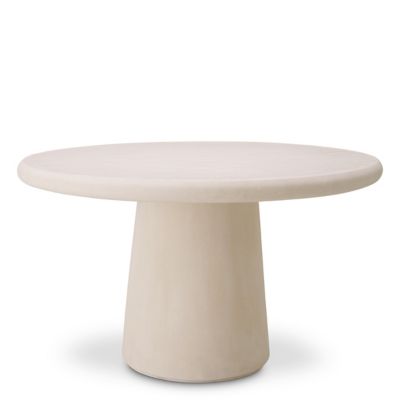 Eichholtz Cleon Outdoor Dining Table - Color: Cream - 117534