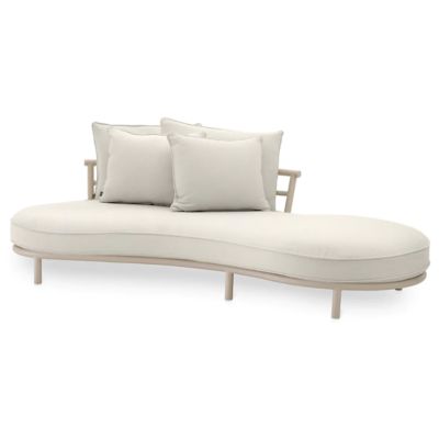 Eichholtz Laguno Left Outdoor Sofa - Color: White - 116075