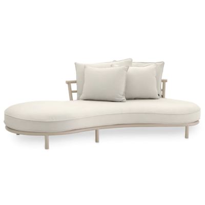 Eichholtz Laguno Right Outdoor Sofa - Color: White - 116076