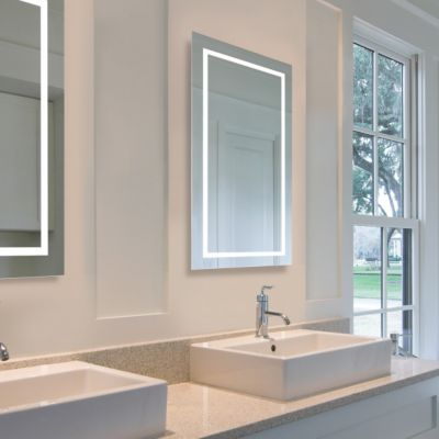 Electric Mirror Unity LED Lighted Mirror - Color: Grey - Size: 24 x 36 -