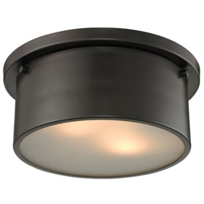 Elk Home Simpson Flushmount Light - Color: Clear - Size: Small - 11810/2