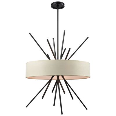 Elk Home Xenia 5 Light Pendant - Color: Brown - 66914/5