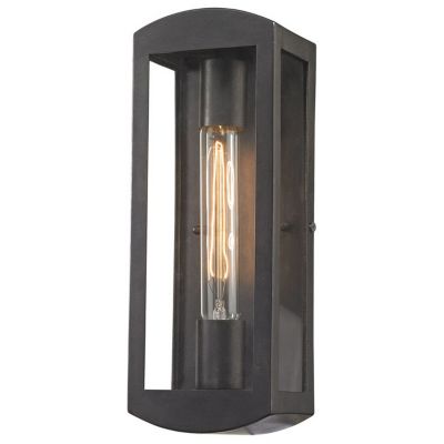 Elk Home Trenton Outdoor Wall Sconce - Color: Bronze - Size: Medium - 45170