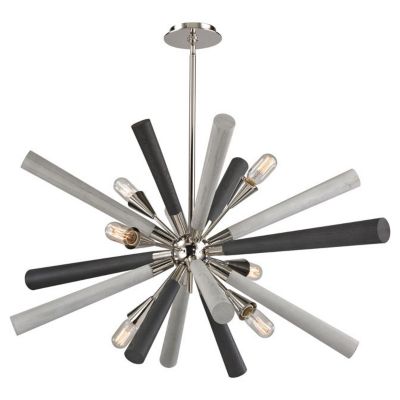 Elk Home Solara 32232 Chandelier - Color: Polished Nickel - 32232/6