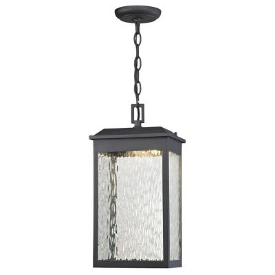 Elk Home Newcastle LED Outdoor Pendant Light - Color: Black - 45203/LED