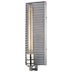 Corrugated Tall Wall Sconce
