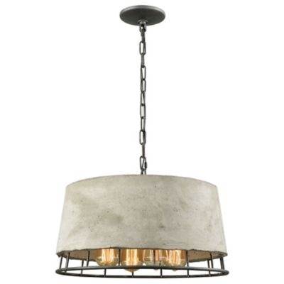 Elk Home Brocca Pendant Light - Color: Iron - 14319/4