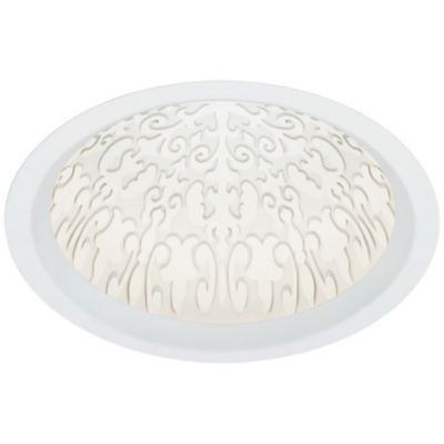 Visual Comfort Architectural Fleur 8 Inch Reflections LED Trim in White, Size: 8 ines