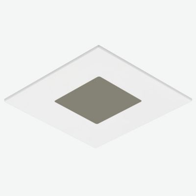 Visual Comfort Architectural 2 Inch Square Flanged Flat LED Trim - Color: S