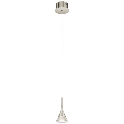 Elan Lighting Kabru LED Mini Pendant Light - Color: Silver - 83790