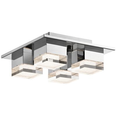 Elan Lighting Gorve 4 Light LED Flushmount - Color: Clear - 83602