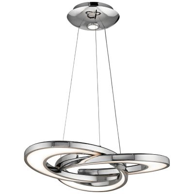 Elan Lighting Destiny LED Chandelier - Color: White - Size: Medium - 83619