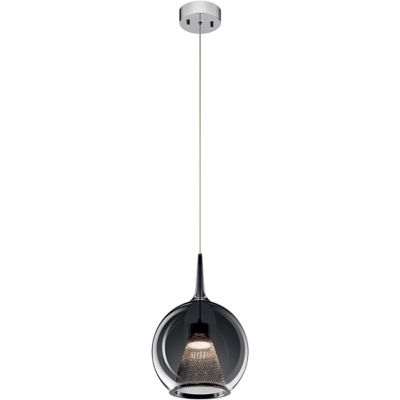 Elan Lighting Zin LED Pendant Light - Color: Silver - Size: 1 light - 84021