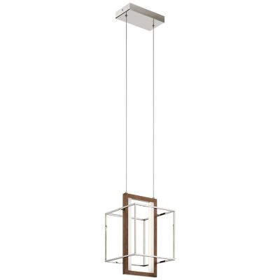 Elan Lighting Viho LED Mini Pendant Light - Color: Polished Nickel - Size: 