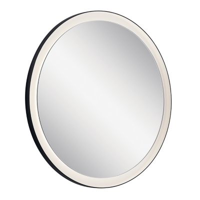 Elan Lighting Ryame Round LED Lighted Mirror - Color: Clear - 84169