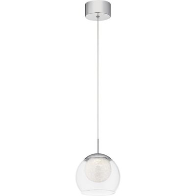 Elan Lighting Lexi LED Mini Pendant Light - Color: Silver - Size: 1 light -