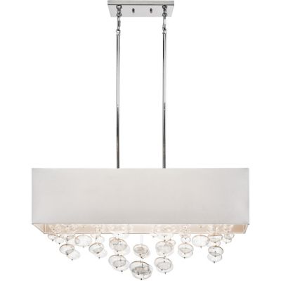 ELN2169206 Elan Lighting Piatt Linear Chandelier - Color: Whi sku ELN2169206