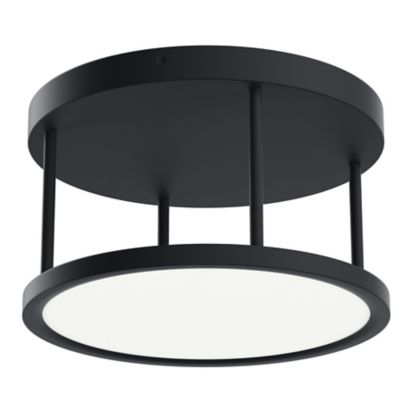 Elan Lighting Lavi LED Semi-Flushmount Light - Color: Black - 84319MBK