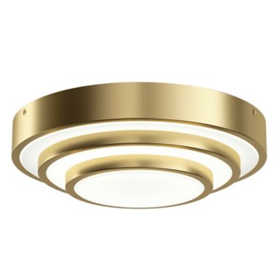 Elan Lighting Dombard LED Flushmount Light - Color: Gold - 84320CG