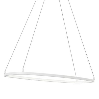 Elan Lighting Koloa LED Linear Chandelier - Color: White - Size: 1 light - 