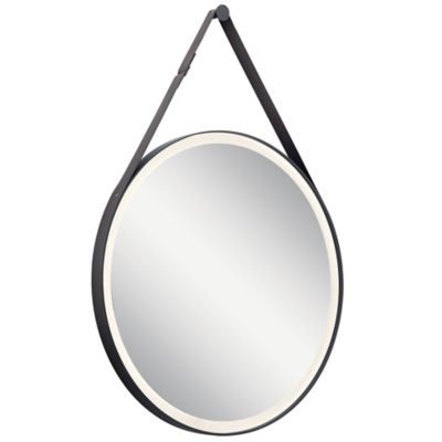 Elan Lighting Martell LED Mirror - Color: Black - 86000MBK