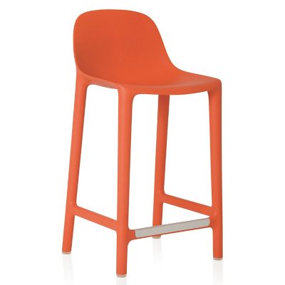 EMC896665 Emeco Broom Stool - Color: Orange - Size: Counter  sku EMC896665