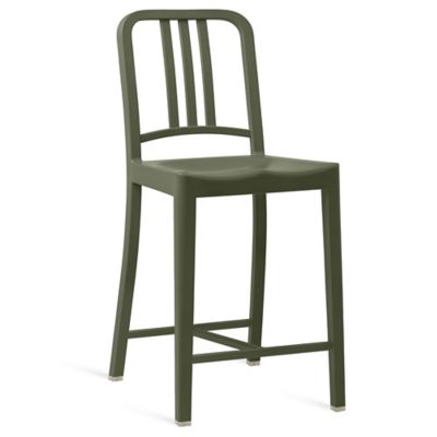 Emeco 111 Navy Stool - Color: Green - Size: Counter - 111 24 CYPRESS GREEN