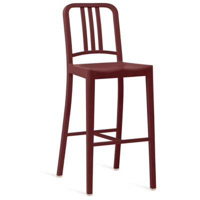 Emeco 111 Navy Stool - Color: Red - Size: Bar - 111 30 BORDEAUX